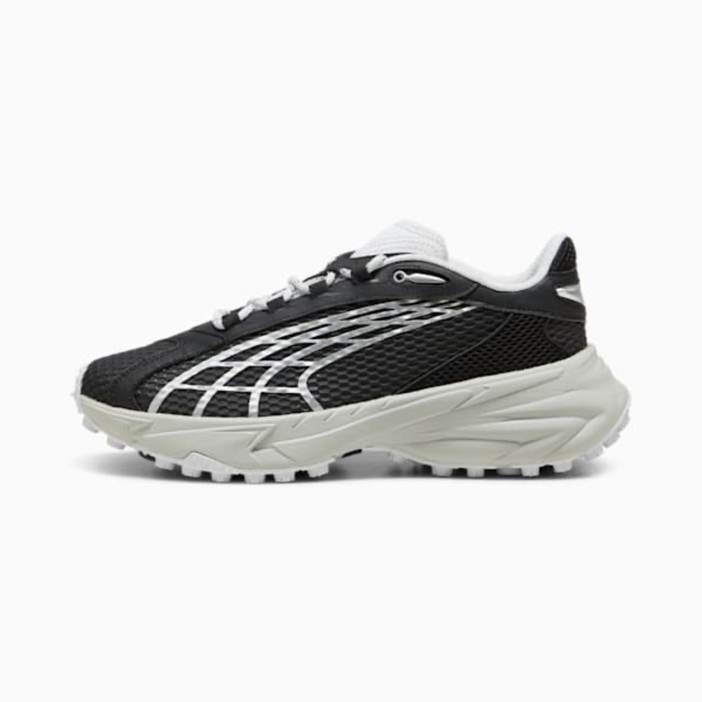 Men’s PUMA Spirex Speed Shoes - Black-Silver Mist - Size 12